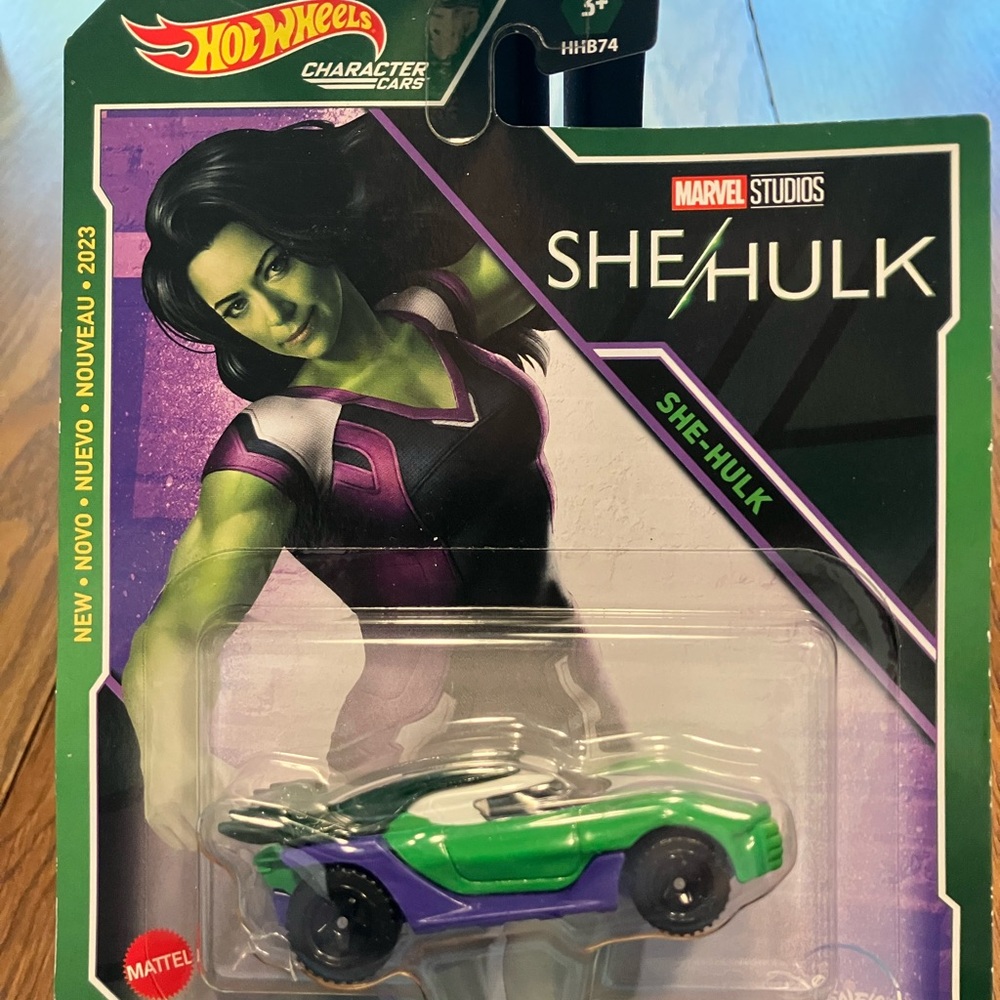 Mattel Hot Wheels She-Hulk Car NWOT 2023